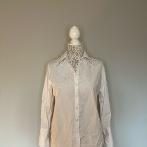 Banana Republic White Button Down Shirt